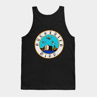 Rochester, Minnesota Flag Decal Tank Top